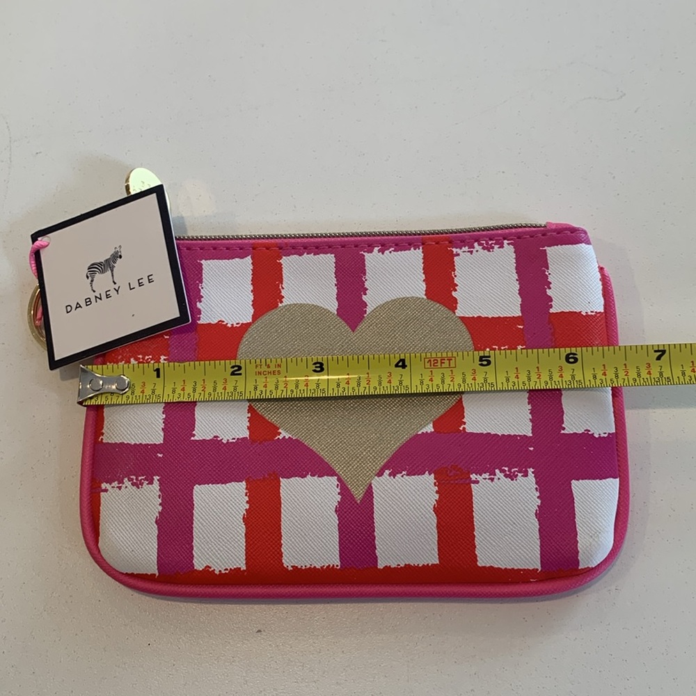 Dabney Lee heart makeup  bag - Picture 5 of 6